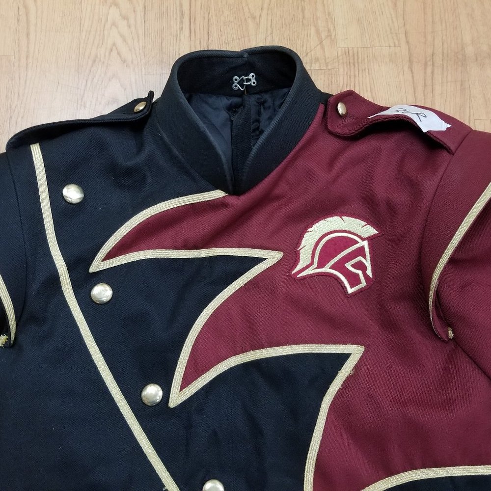 Marching Band Jacket Black & Red DeMoulin - Picture 2 of 5